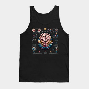 Brain Function Infographic Tank Top